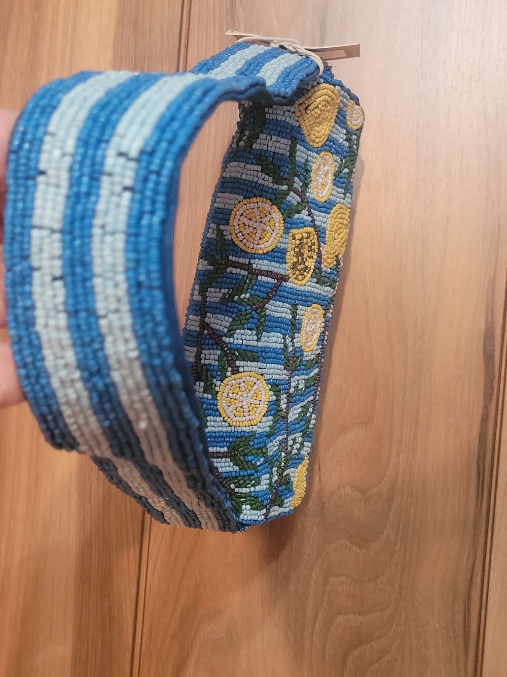 💗 Viral | Beaded Lemon-Print Shoulder Bag - Picture 3 of 3